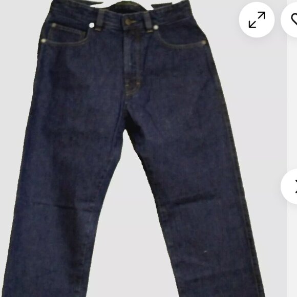 Ermenegildo Zegna Cotton Blue Straight Leg Men's Denim Jean Size:30/29